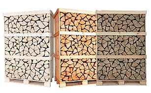Kiln dried hardwood logs